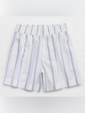AERIE Good Day Striped Boxer Shorts
